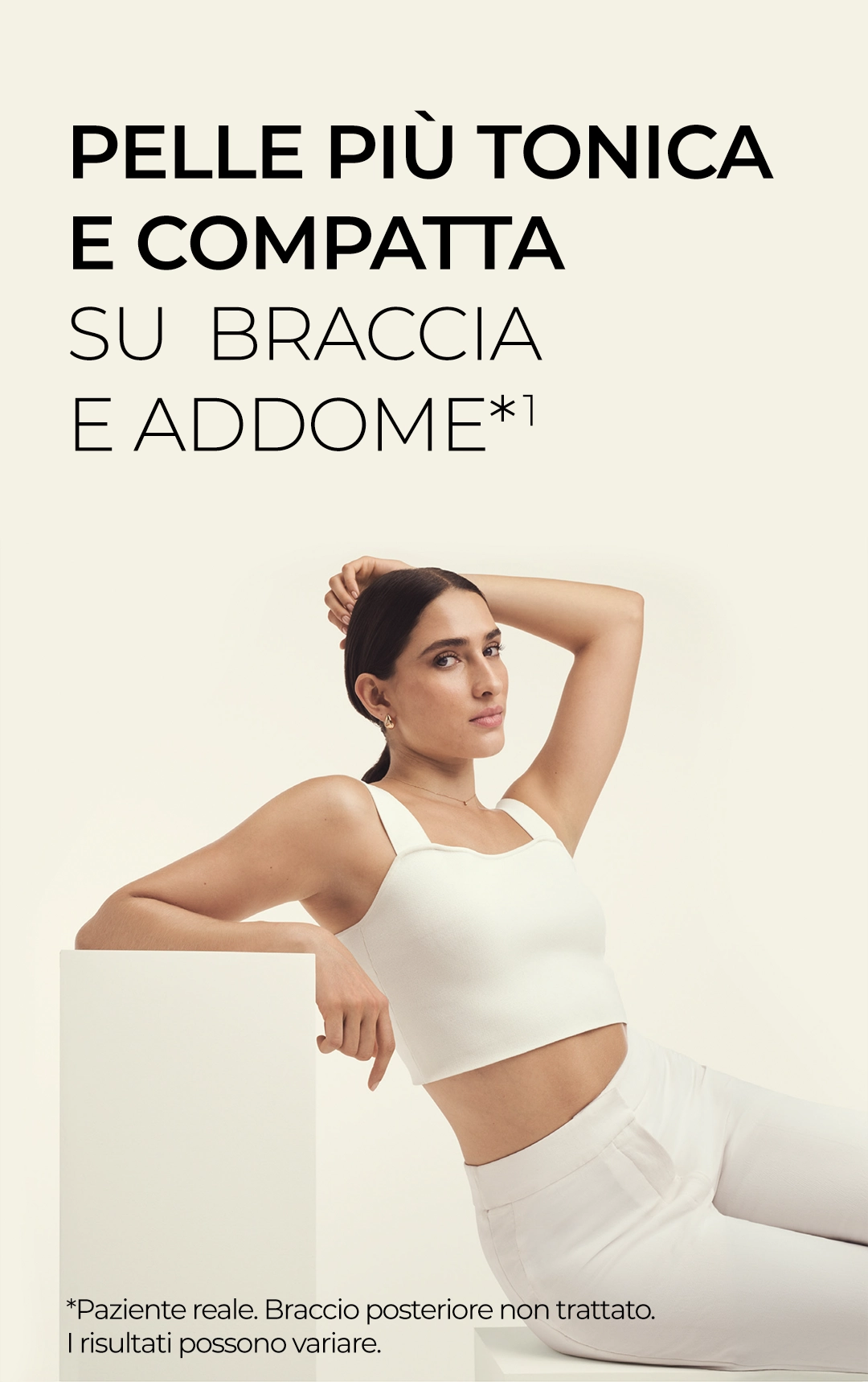Con Ultherapy PRIME® potrai ottenere una pelle più tonica e compatta su braccia e addome.
